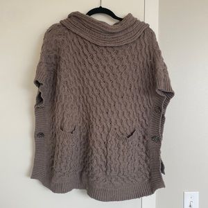 Cowl Neck Short Sleeve Sweater